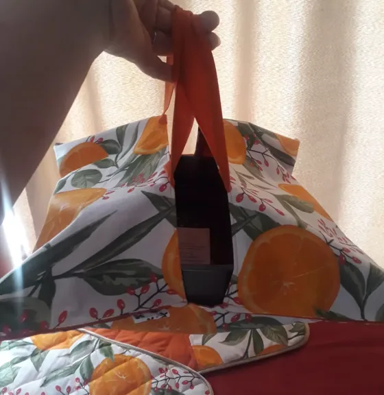 Sac à tarte agrumes, Sacs fait main au Maroc