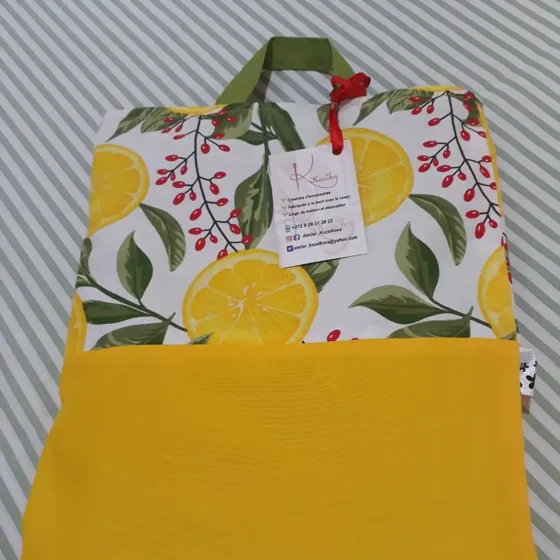 Tote-bag citron, Sacs fait main au Maroc