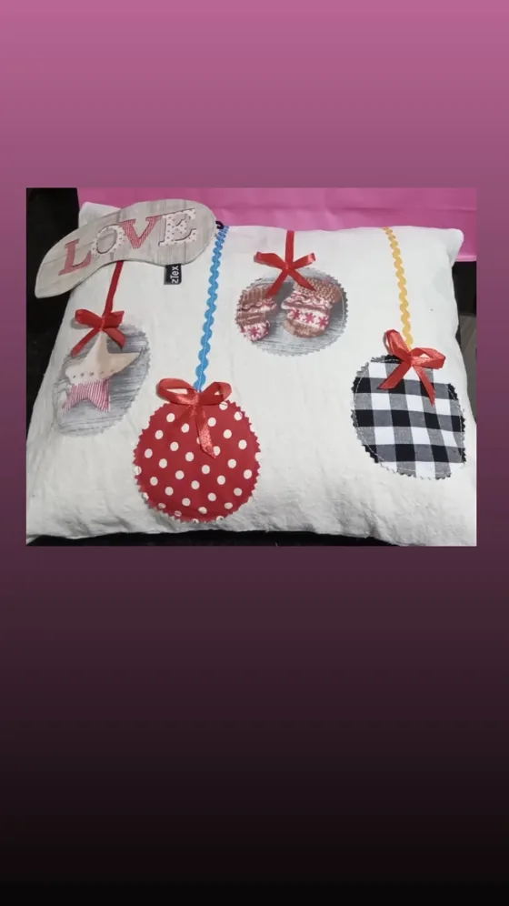 Coussin de Noël, Maison fait main au Maroc