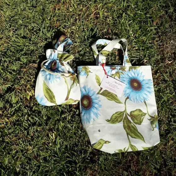 Sac et pochon fleuris, Sacs fait main au Maroc