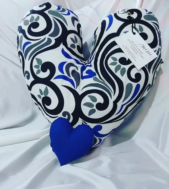 Coussin cœur, Maison fait main au Maroc
