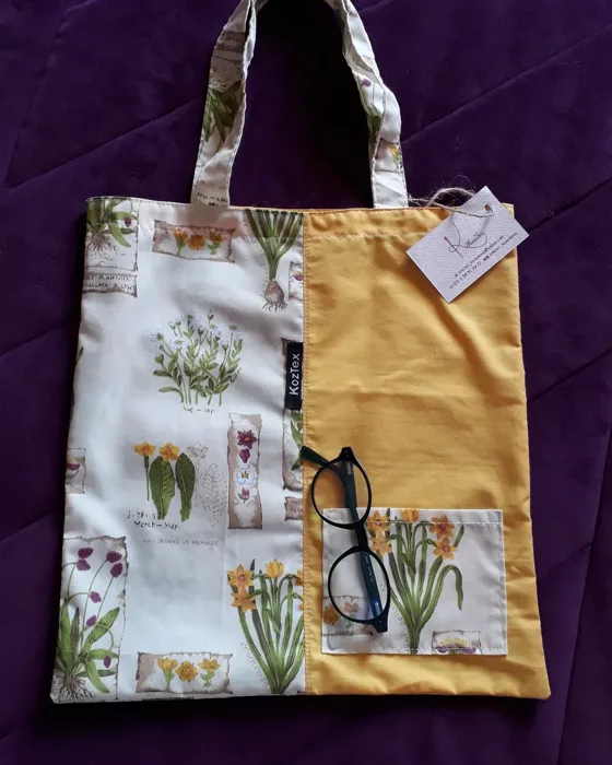 Cabas à fleurs, Sacs fait main au Maroc