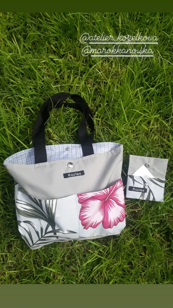 Sac cabas fleuri, Sacs fait main au Maroc