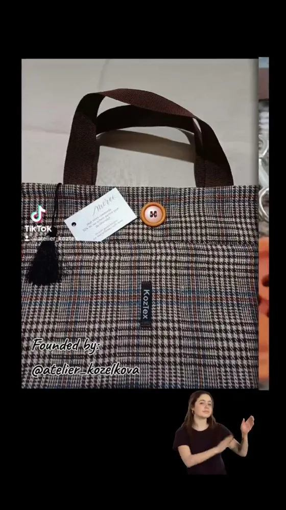 Sac à carreaux, Sacs fait main au Maroc
