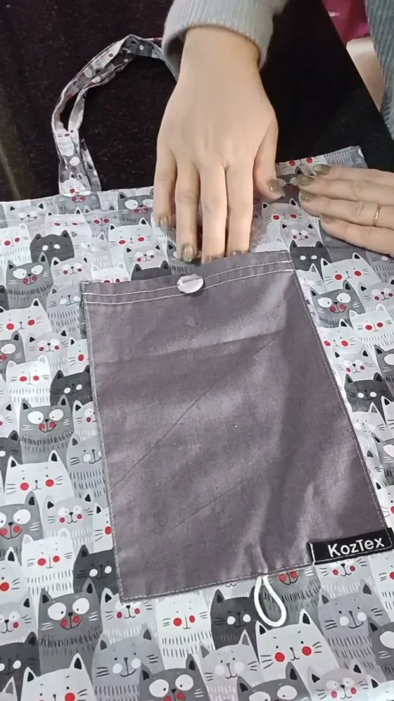 Sac shopping pliable, Sacs fait main au Maroc