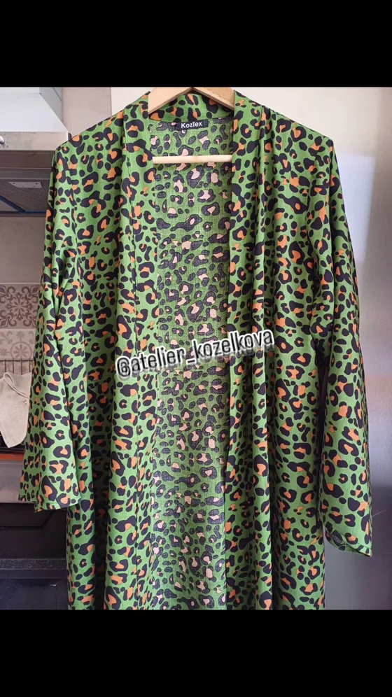 Kimono léopard, Vêtements fait main au Maroc