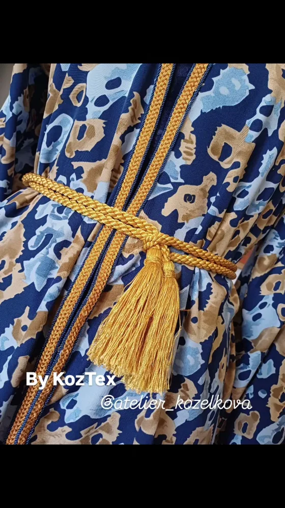 Kimono ceinturé, Vêtements fait main au Maroc