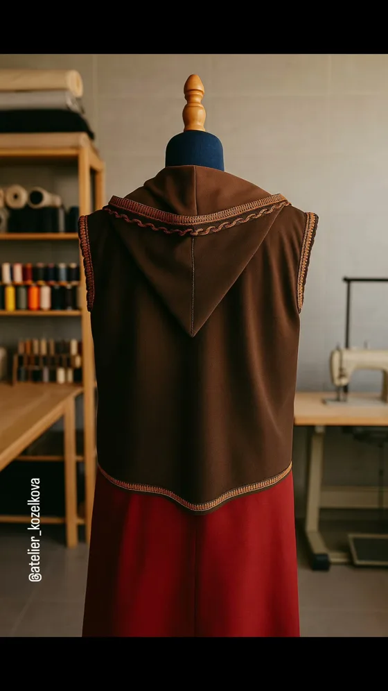 Gilet à capuche, Vêtements fait main au Maroc