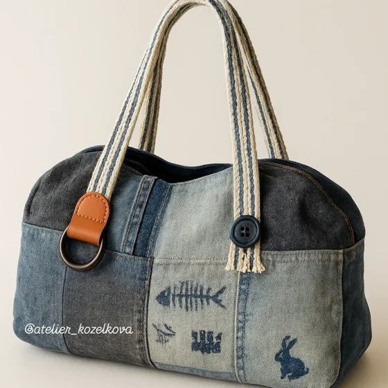 Sac en jean, Sacs fait main au Maroc