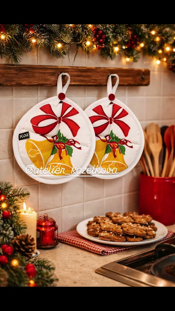 Maniques de Noël, Maison fait main au Maroc