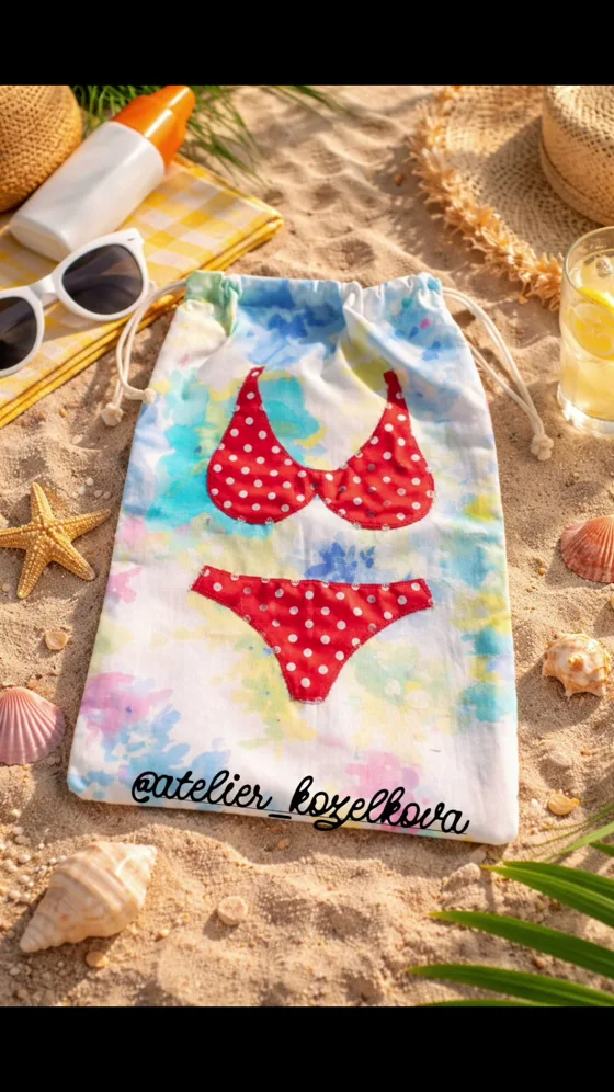 Pochette de plage, Accessoires fait main au Maroc