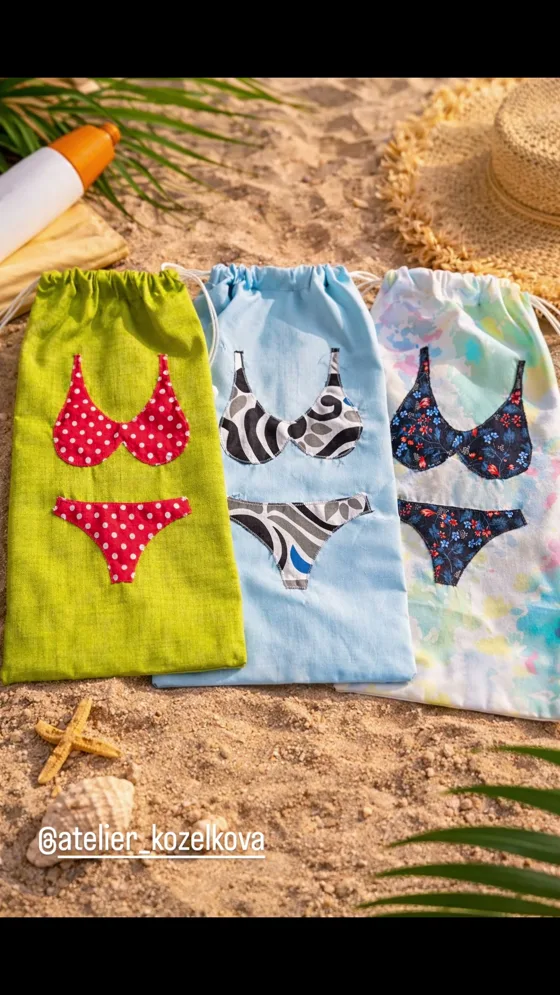 Pochette de plage, Accessoires fait main au Maroc